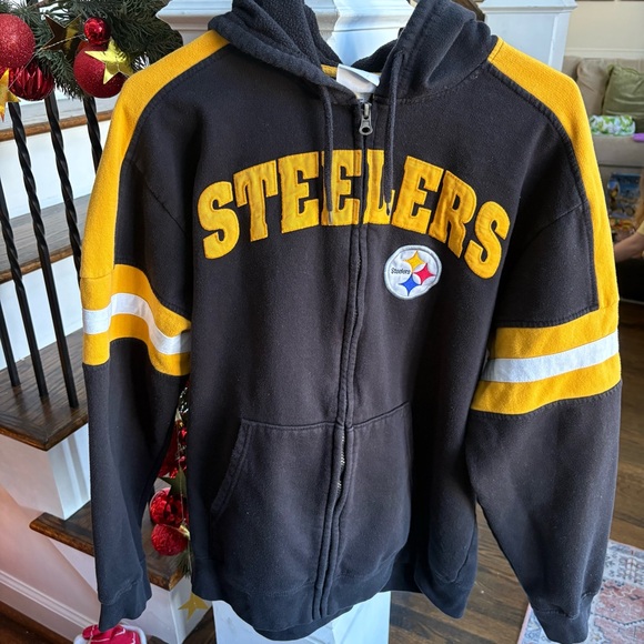 Nfl Apparel Other - NFL Steelers Men’s Zip Up Hoodie Sweatshirt